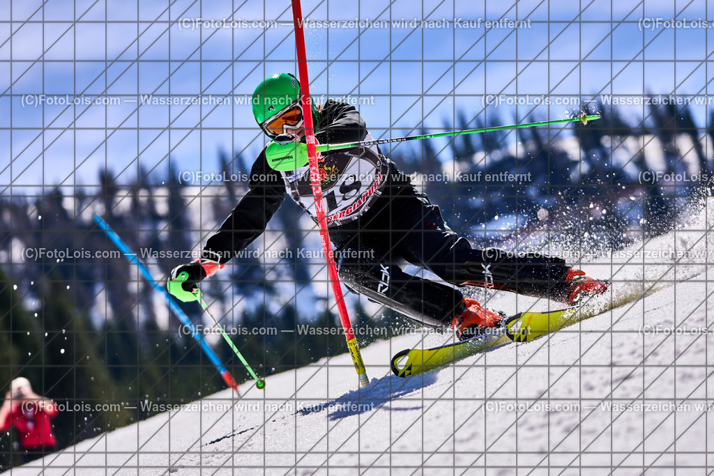 ALP2132_Reiteralm_Steir-LM_SL_Hoecher Franz | (C)FotoLois.com, Alois Spandl. Steirische Landesmeisterschaften Ski alpin SLALOM, Reiteralm, Sa 13. April 2024.