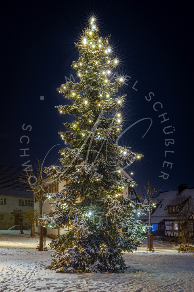 2022-12-14 Hemmingen Weihnachtsbaum Schnee - 017 | Schwotte Media - Realisiert mit Pictrs.com