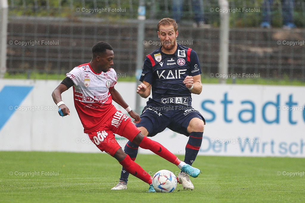 A_LUI_20220821_0006 | SPORT FUSSBALL ADMIRAL 2. LIGA VORWÄRTS STEYR VS GAK 1902

IM BILD: Gerhard Mena Dombaxi (Steyr), Markus Rusek ( GAK 1902 )


FOTO:FOTOLUI/UW