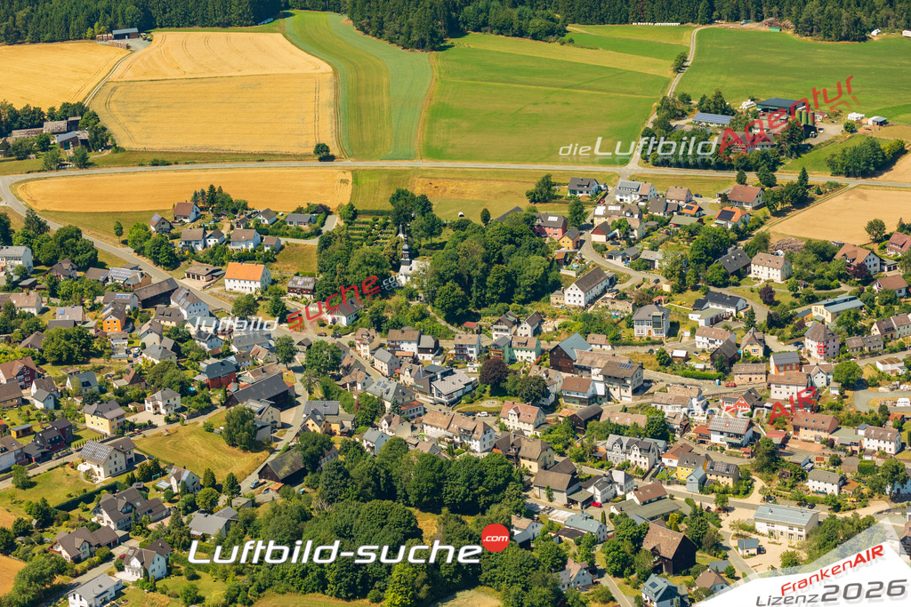 Luftaufnahme  Marlesreuth  Naila Das Luftbild wurde 2025 vom UL-Flugzeug heraus erstellt ( keine Drohne ) - Hochauflösende Luftaufnahme -Nicht vergleichbar mit Google Maps oder Satelittenbilder- Die Geschenkidee !Mit Lizenz und Bildrechte bestellbar