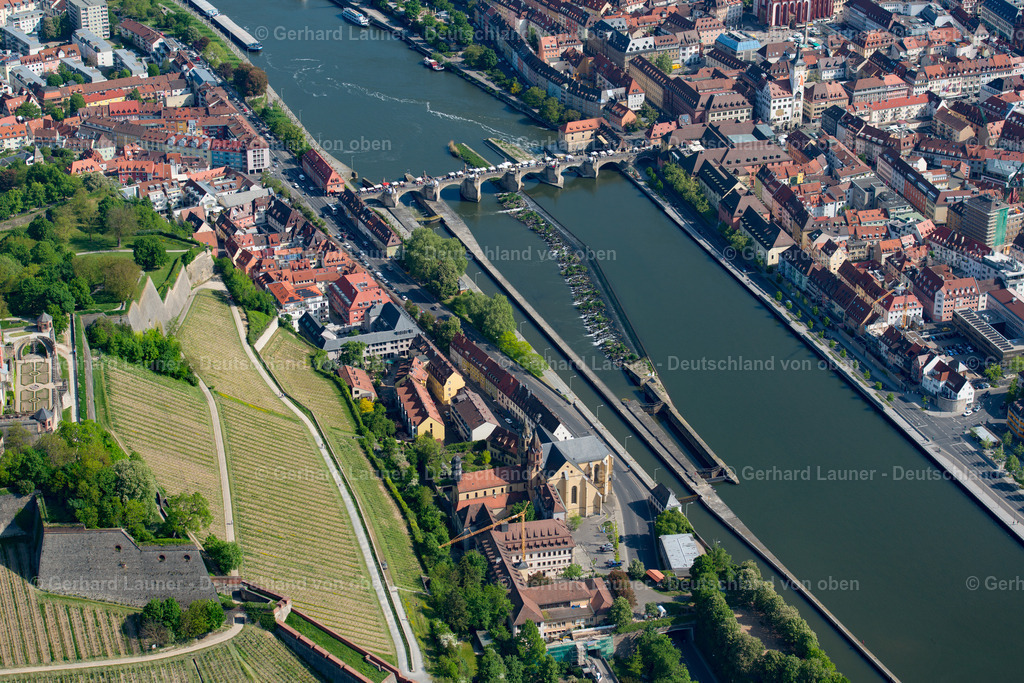 3800122 | Schleuse an der Alten Mainbrücke, Würzburg