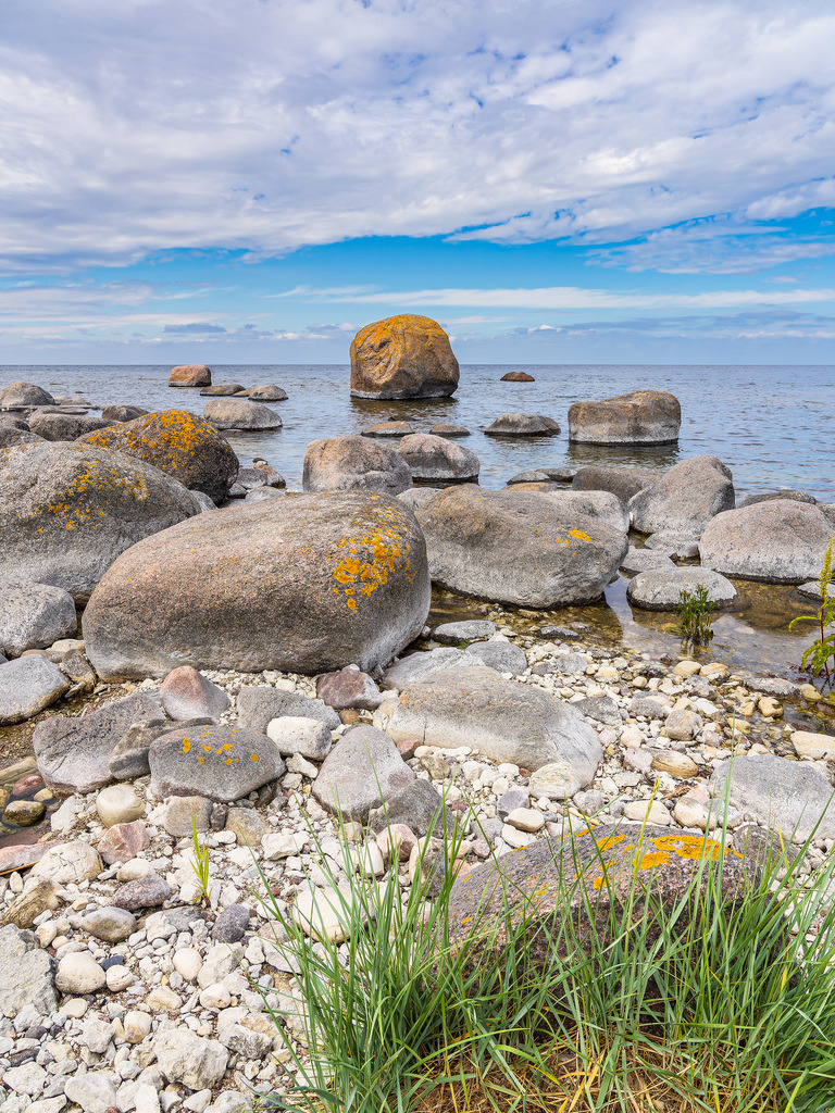 Steine an der Ostseeküste auf der Insel Öland in Schweden | Steine an der Ostseeküste auf der Insel Öland in Schweden.