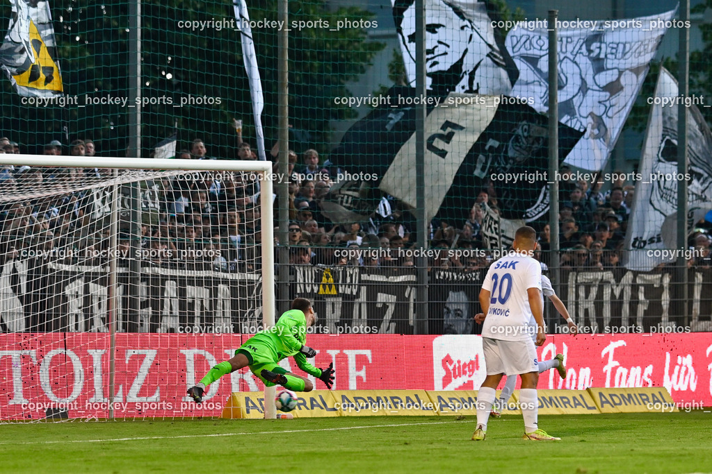 SAK vs. SK Sturm 22.7.2023 | #1 Kristijan Kondic, #20 Luka Vukovic