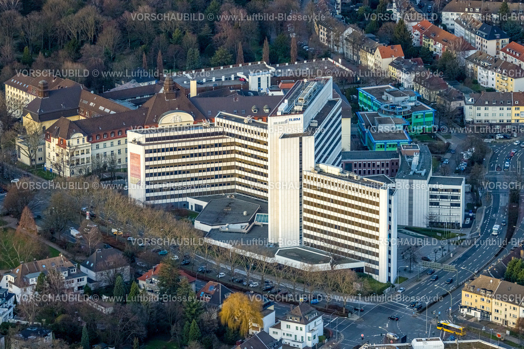 Essen230101735 | Luftbild, Ruhrturm Business Hochhaus, Huttrop, Essen, Ruhrgebiet, Nordrhein-Westfalen, Deutschland