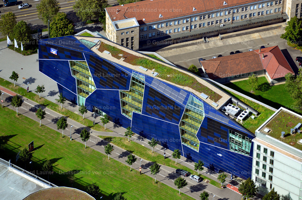 3390604 | Gebäude der Volksbank an der Ludwig-Erhard-Allee , Karlsruhe