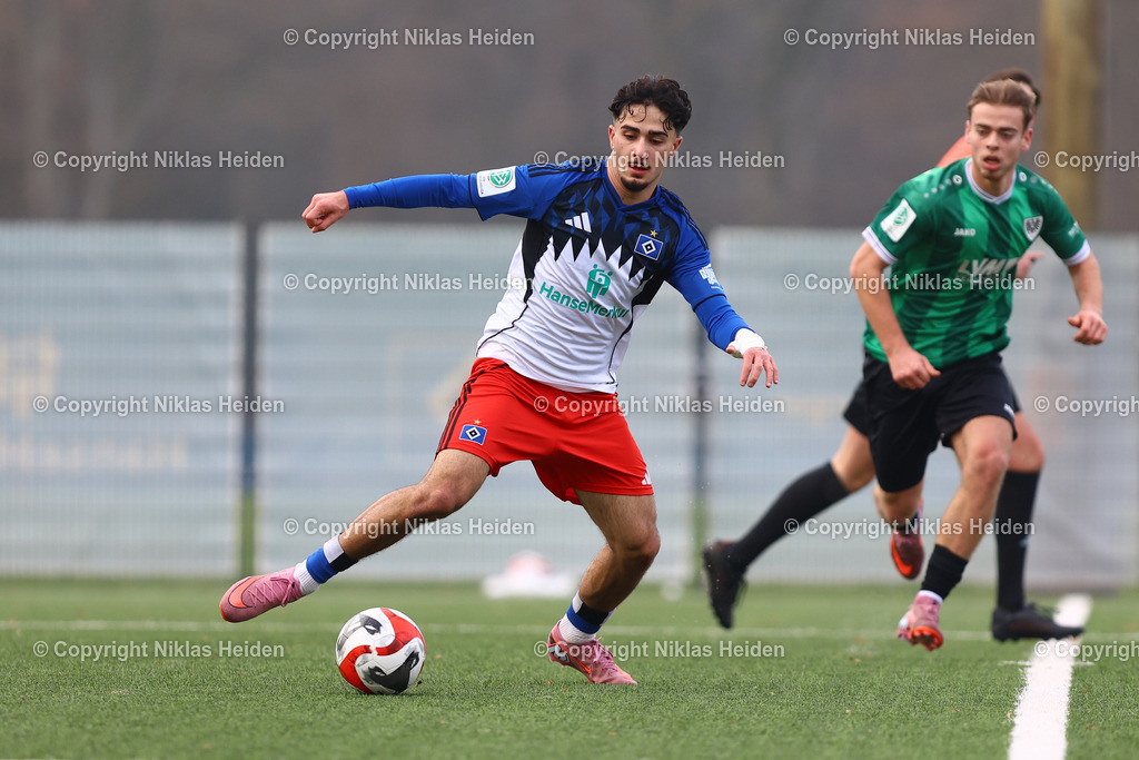 NH_HamburgerSVU19_PreußenMünsterU19_Testspiel_17012026 | #23 Mehmet Yıldırım (Hamburger SV U19)Fußball I Junioren I Testspiel I Saison 2025-2026  I Hamburger SV U19 - Preußen Münster U19 I 17.01.2026 I Alexander-Otto-Akademie