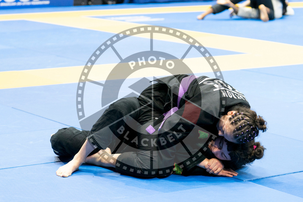 20240124PBB04367 | Fighters compete during the second day of the IBJJF European Championship in Paris, France, on January 24, 2024.