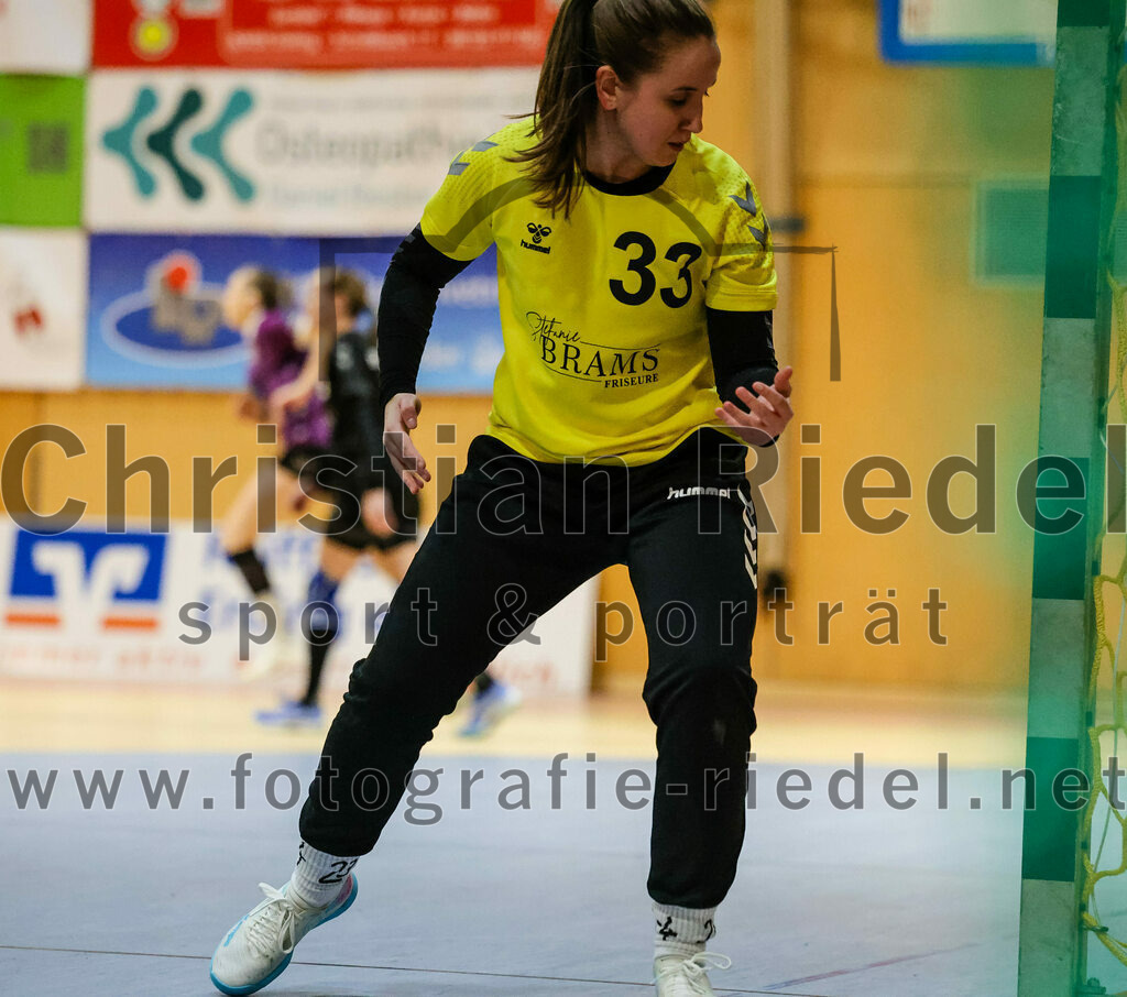 2024-02-10_111_SpVgg_Altenerding_gegen_SVA_Palzing | Erding, Deutschland, 10.02.2024:
Handball, Bezirksoberliga Frauen Altbayern 2023 / 2024, 14. Spieltag, SpVgg Altenerding gegen SVA Palzing, Endergebnis: 27:28

Torfrau Sandra Huber (SVA Palzing, #33)

Foto: Christian Riedel / fotografie-riedel.net