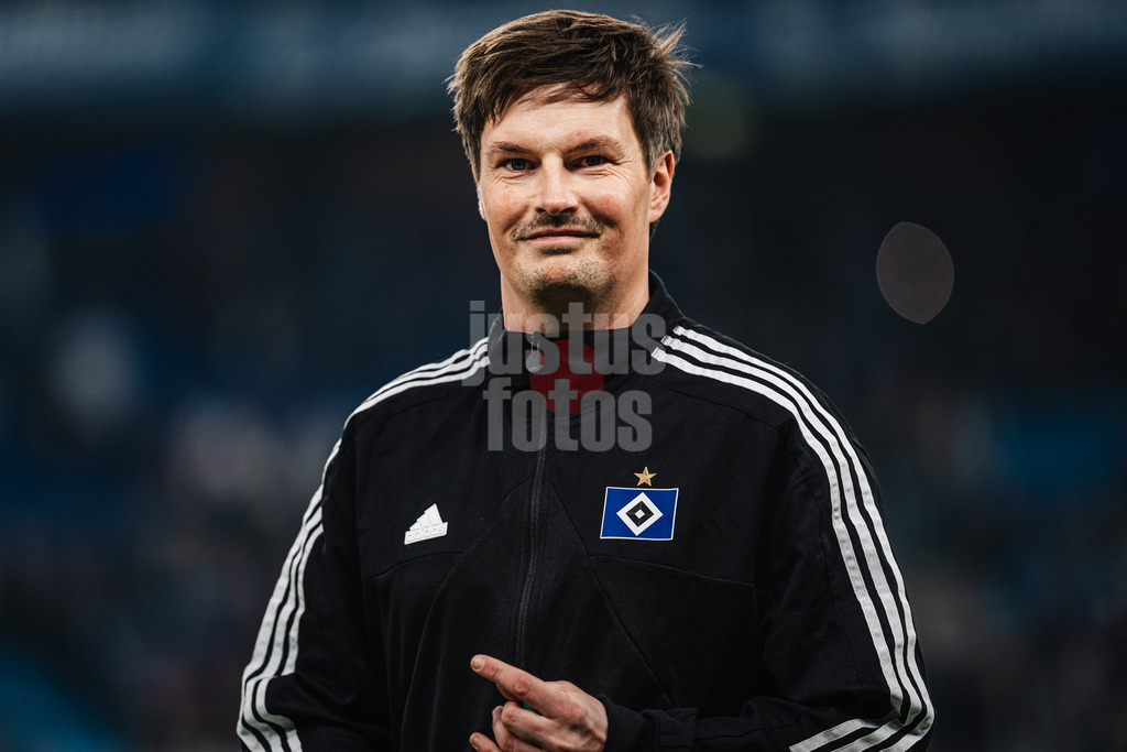 Fußball | Männer | Saison 2024/2025 | 2. Fußball-Bundesliga | 25. Spieltag | Hamburger SV vs. Fortuna Düsseldorf | 08.03.2025 | Trainer Merlin Polzin (HSV)