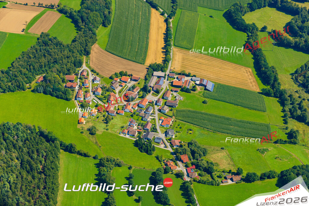 Luftaufnahme Ansdorf Hohenwarth - Die Luftaufnahme wurde 2025 vom UL-Flugzeug heraus erstellt ( keine Drohne ) - Hochauflösende Luftaufnahme - für professionelle Ausdrucke geeignet. Die Geschenkidee !Mit Lizenz und Bildrechte bestellbar