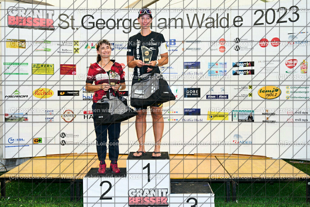 ALP7971_XXIX_GRANITBEISSER_Siegerehrung | (C)FotoLois.com, Alois Spandl, 29. GRANITBEISSER - Mountainbike-Marathon in St. Georgen am Walde, Start/Ziel/Siegerehrung, Sa 2. September 2023.