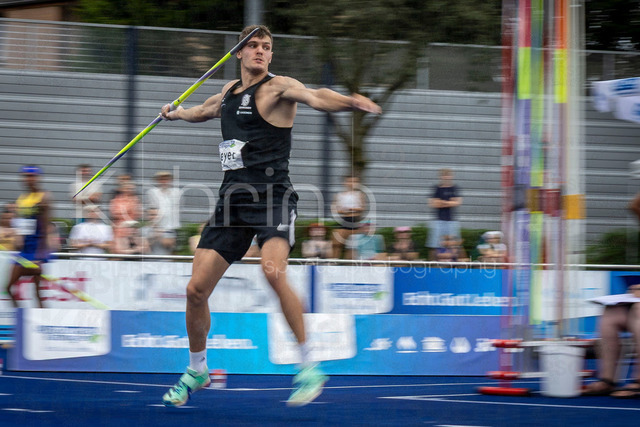 Multisport Event; Ratingen, 28.06.2026 | RATINGEN, GERMANY - JUNE 28, 2026 : Marcel Meyer (GER / Germany) competing in the javelin during the Multisport Event at Stadion Ratingen on June 28, 2026 in Ratingen, Germany.