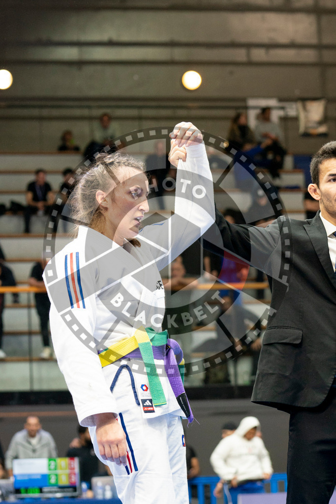 20240124PBB04563 | Fighters compete during the second day of the IBJJF European Championship in Paris, France, on January 24, 2024.