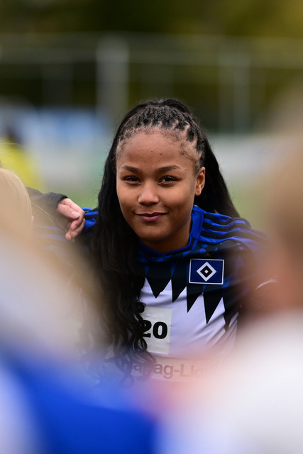 Fußball I Juniorinnen I Saison 2025-2026 I Regionalliga Nord I 7. Spieltag I Hamburger SV U17 - SpVg Aurich U17 I 03896 | Der Sportfotograf. - Realisiert mit Pictrs.com