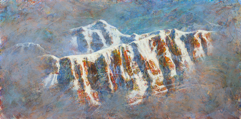 Landschaft | Werkverzeichnis-Nr. 342 • 2011 • Original: 140 x 70 cm - Realisiert mit Pictrs.com