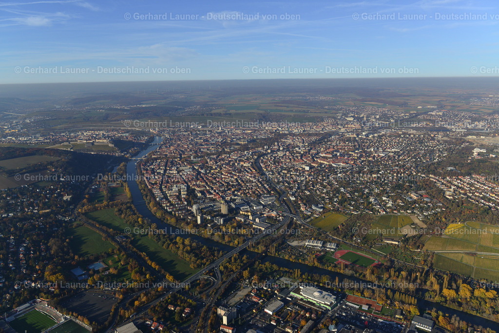 3503688 | Blick über Würzburg von Süd nach Nord