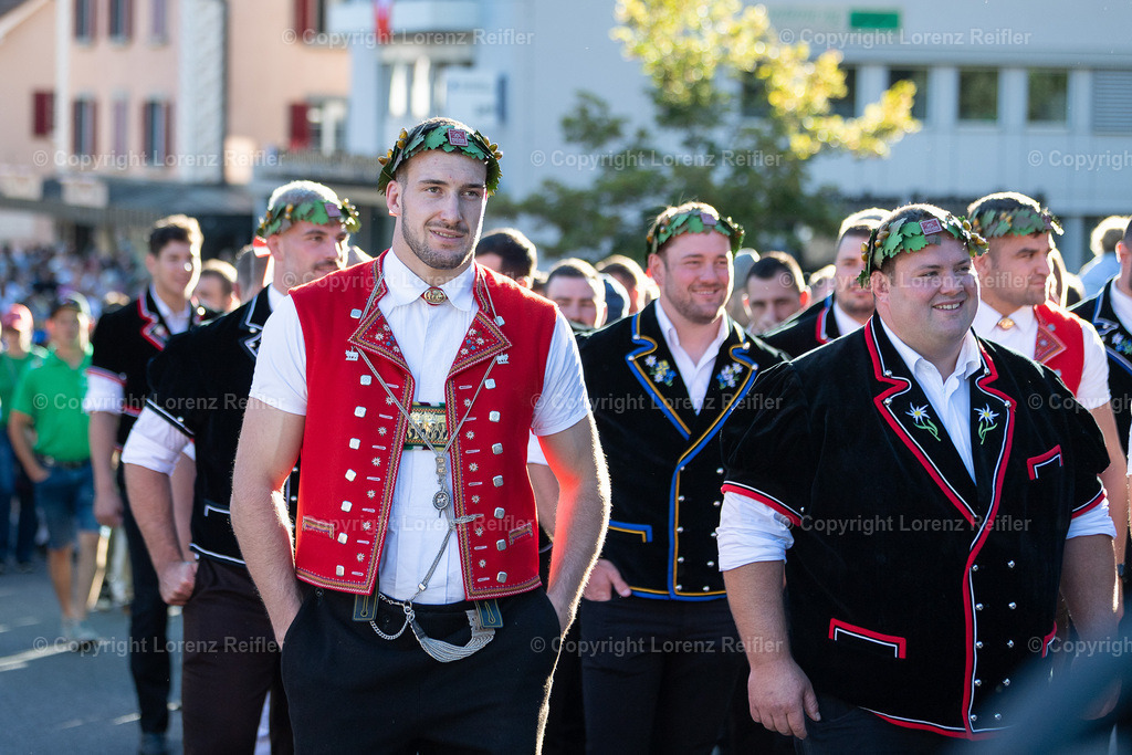 Schwingen -  ESAF Empfang Schwingerkönig 2025 | Maienfeld, 3.9.25, Schwingen - ESAF Empfang Schwingerkönig.