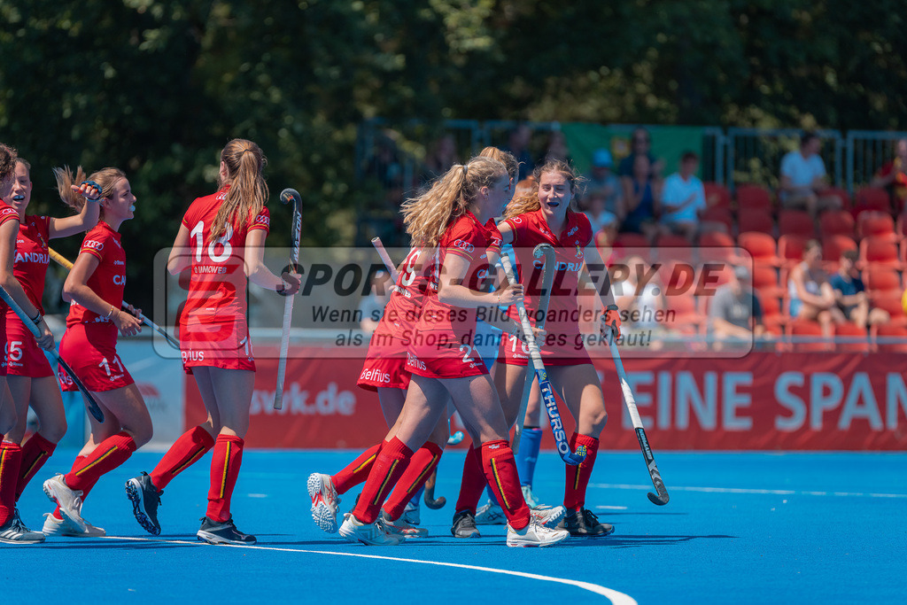 HK_20230708_109854 | Euro Hockey WU18 Belgium - Scotland Championship Girls & Boys am 8.7.2023 CHTC , Krefeld ,