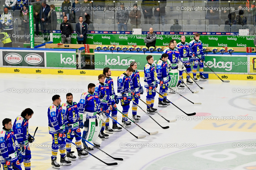EC IDM WÄRMEPUMPEN VSV vs. Olimpija Ljubljana | EC VSV Mannschaft, EC IDM WÄRMEPUMPEN VSV vs. Olimpija Ljubljana, EC IDM WÄRMEPUMPEN VSV vs. Olimpija Ljubljana am 01.02.2026 in Villach (Stadthalle Villach), Austria, (Photo by Bernd Stefan)