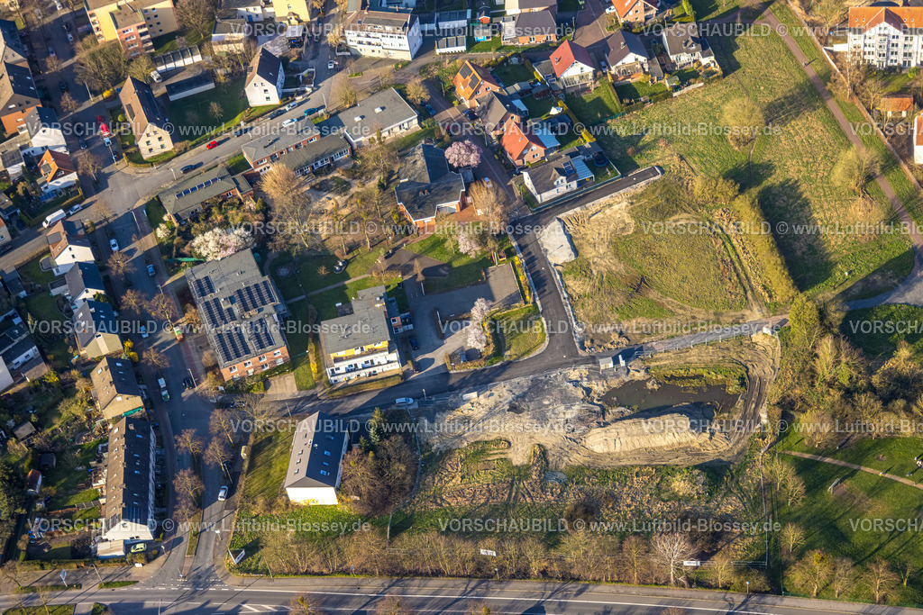 Hamm240305407 | Luftbild, Baugebiet An der Erlöserkirche, Wohngebiet Anton-Voss-Straße, Mitte, Hamm, Ruhrgebiet, Nordrhein-Westfalen, Deutschland