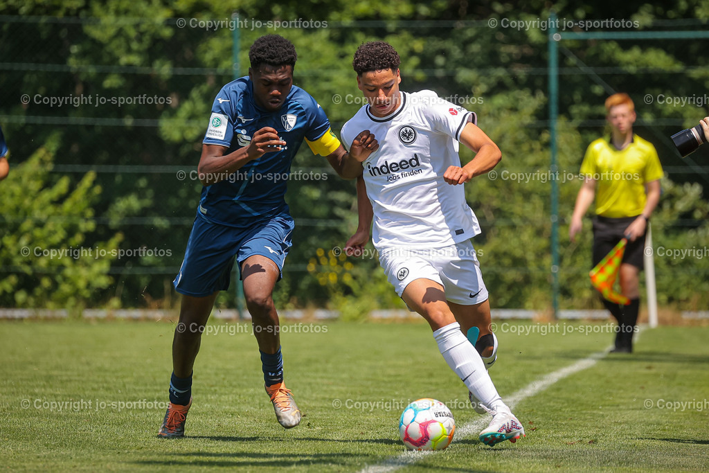BQ3I5820 | 17.06.2023; Testspiel; Rasenplatz Offdilln; VfL Bochum U17 - Eintracht Frankfurt U17; Ergebnis: 3:1 (1:1)