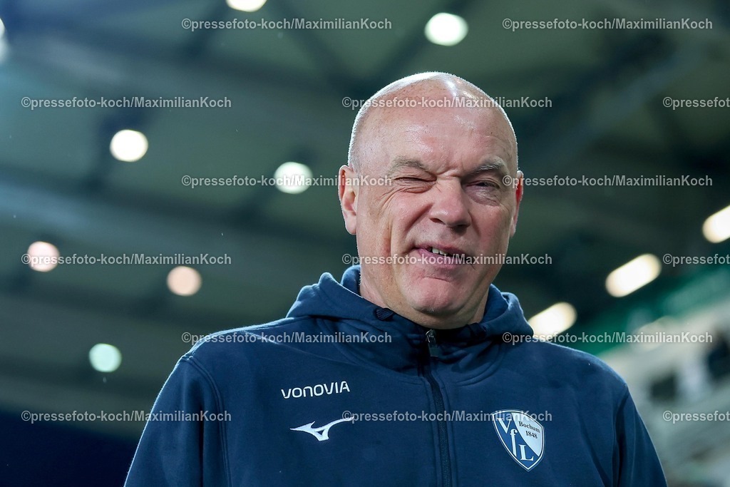 PRM06022601003 | 06.02.2026, Fußball, Preußen Münster - VfL Bochum, 2. Fußball Bundesliga,  Preußenstadion, 21.Spieltag, Saison 2025 2026: Cheftrainer Uwe Rösler (VfL Bochum #hc)  DFB regulations prohibit any use of photographs as image sequences and or quasi-video.
