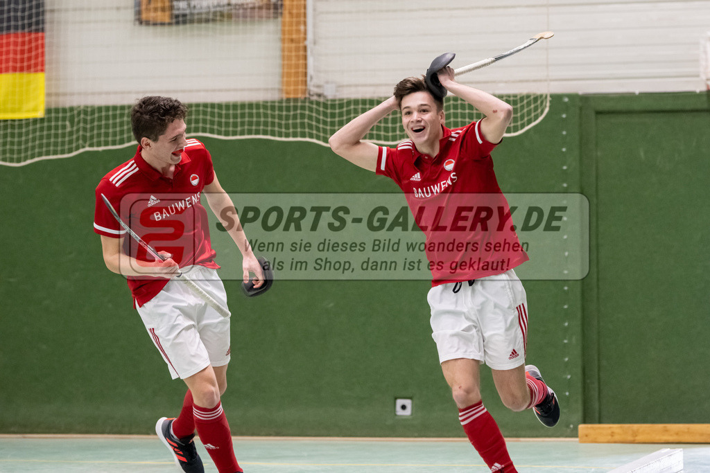 SFE_20230305_0045 | Deutsche Meisterschaft Männliche U16 Halle 2023 am 05.03.2023 in Köln (KTHC Stadion Rot-Weiss Köln Tennis and Hockey Club), Photo: Stephan Fehrmann 2022 (Sports-Gallery)