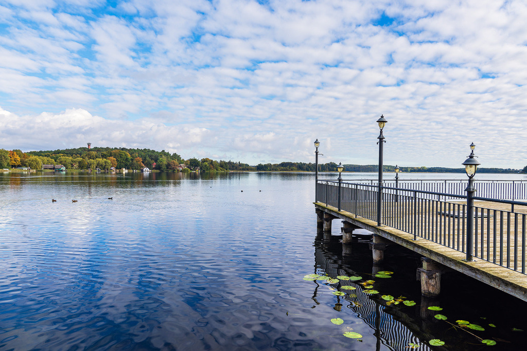 Terrasse am Krakower See in der Stadt Krakau am See | Terrasse am Krakower See in der Stadt Krakau am See.