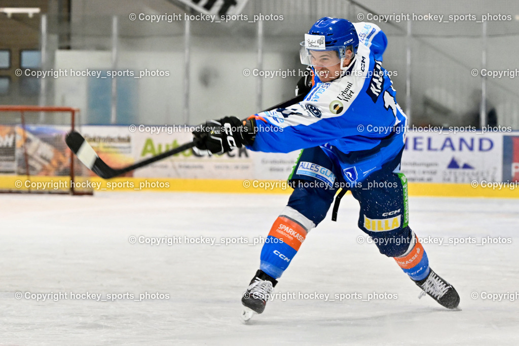ESC Steindorf Sparkasse Feldkirchen Shooting | #11 Luka Kalan, ESC Steindorf Sparkasse Feldkirchen Shooting, ESC Steindorf Sparkasse Feldkirchen Shooting am 24.10.2025 in Steindorf (Ossiachersee Halle), Austria, (Photo by Bernd Stefan)