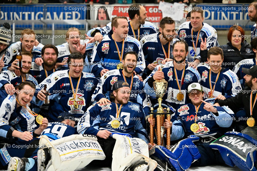 ESC Steindorf vs. EHC Althofen 8.3.2024 | ESC Steindorf vs. EHC Althofen 8.3.2024, ESC Steindorf vs. EHC Althofen Meisterfeier am 08.03.2024 in Steindorf (Ossiachersee Halle), Austria, (Photo by Bernd Stefan)