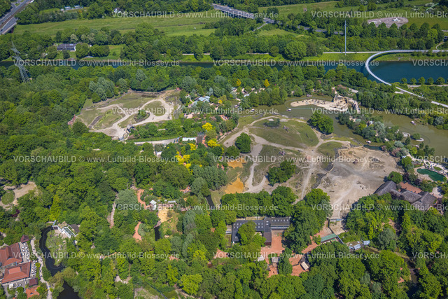 Gelsenkirchen230511244 | Luftbild, ZOOM Erlebniswelt Zoo, Bismarck, Gelsenkirchen, Ruhrgebiet, Nordrhein-Westfalen, Deutschland