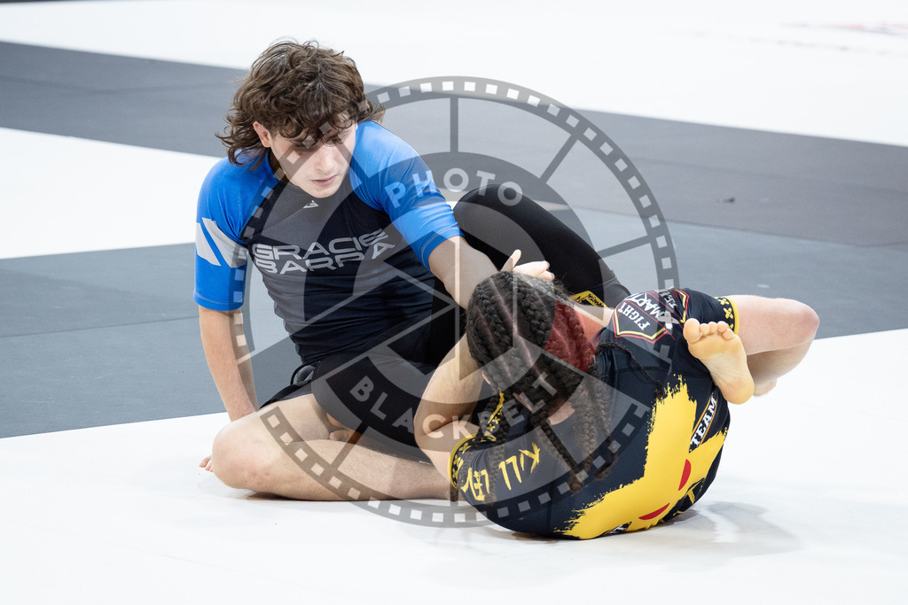 20260214PBB2231 | Fighters compete during the ADCC European Trials  competition day 1 in Belgrade, Serbia, on February 14, 2026.