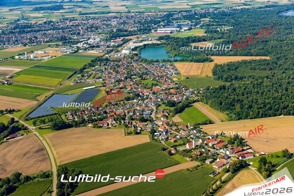 Luftbild Vs Google Maps  Peterswörth  Gundelfingen an der Donau -Das Luftbild wurde 2025 vom UL-Flugzeug heraus erstellt ( keine Drohne ) - Hochauflösende Luftaufnahme -Nicht vergleichbar mit Google Maps oder Satelittenbilder- Die Geschenkidee !Mit Lizenz und Bildrechte bestellbar
