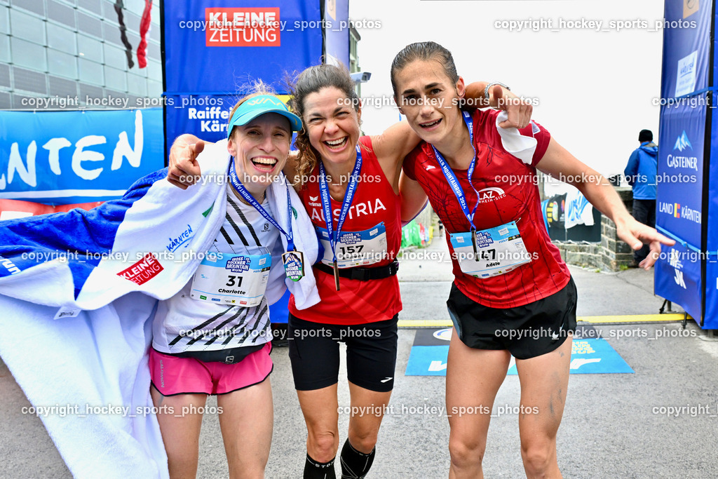 Großglockner Mountain Run | #157 Taibon Barbara, #47 Blaise-Sohnius Adele, #31 COTTON Charlotte, Großglockner Mountain Run, Großglockner Mountain Run 2024 am 07.07.2024 in Heiligenblut (Großglockner), Austria, (Photo by Bernd Stefan)