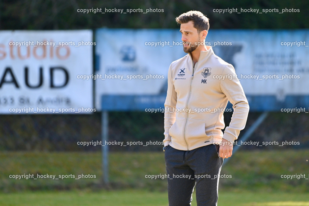 ATUS Velden vs. SPG LASK Amateure OÖ | Headcoach ATUS Velden Marcel Günther Kuster, ATUS Velden vs. SPG LASK Amateure OÖ, ATUS Velden vs. SPG LASK Amateure OÖ am 07.03.2026 in Velden (Wald Arena Velden), Austria, (Photo by Bernd Stefan)