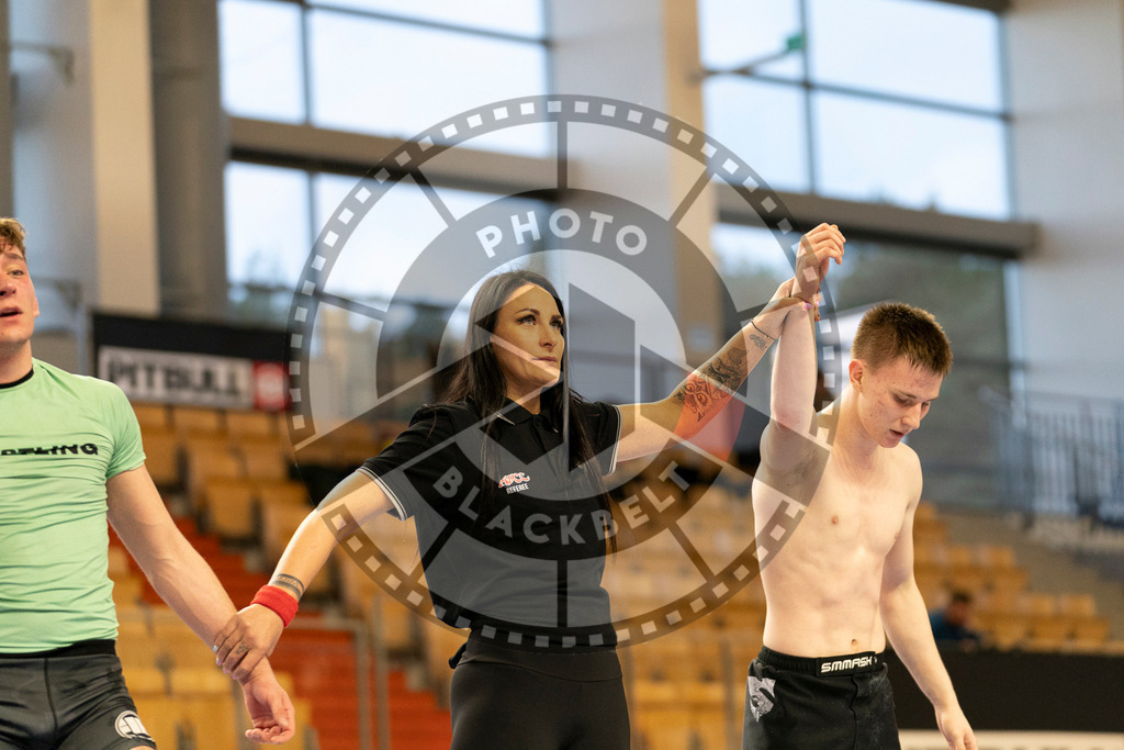 20240316PBB2533 | Athletes compete during the ADCC Eastern European Open grappling Competition in Poznan, Poland, on March 16, 2024.