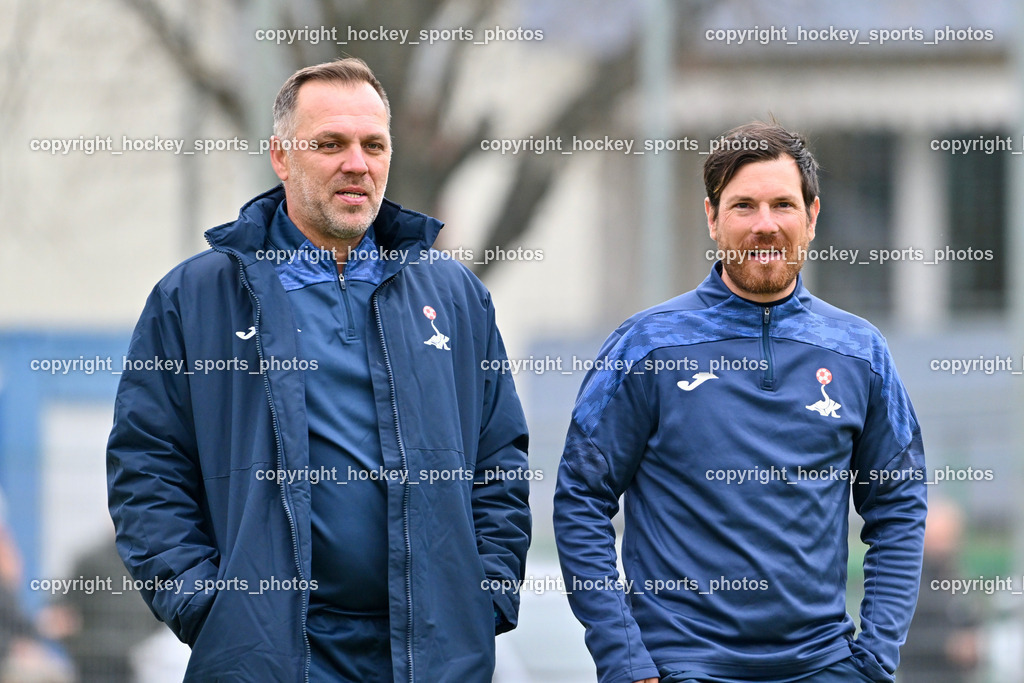 SAK vs. VST Völkermarkt | Headcoach SAK Goran Jolic, Asisstentcoach SAK Simon Sadnek, SAK vs. VST Völkermarkt, SAK vs. VST Völkermarkt am 21.03.2026 in Klagenfurt (Sportpark Welzenegg), Austria, (Photo by Bernd Stefan)
