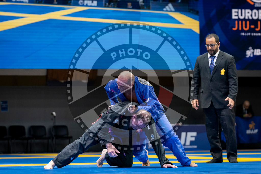 20240125PBB03121 | Fighters compete during the Brazilian Jiu-Jitsu European Championship of the IBJJF in Paris, France, on January 25, 2024.