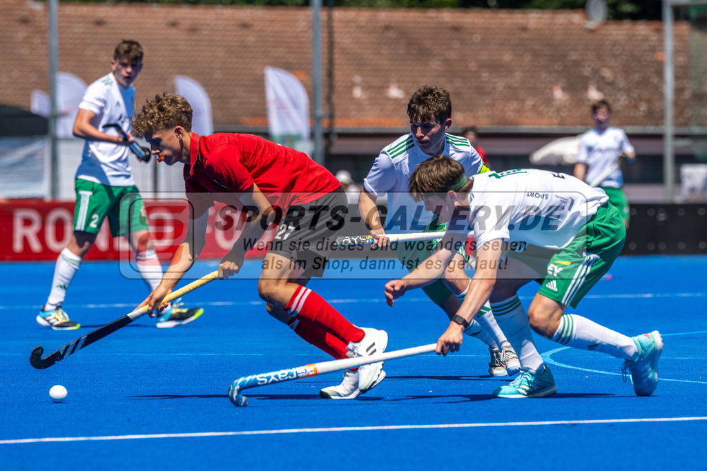 SFE_20230708_0011 | EuroHockey EM U18 Boys Austria vs Ireland am 08.07.2023 in Krefeld (Gerd-Wellen-Hockeyanlage), Photo: Stephan Fehrmann 2023 (Sports-Gallery)