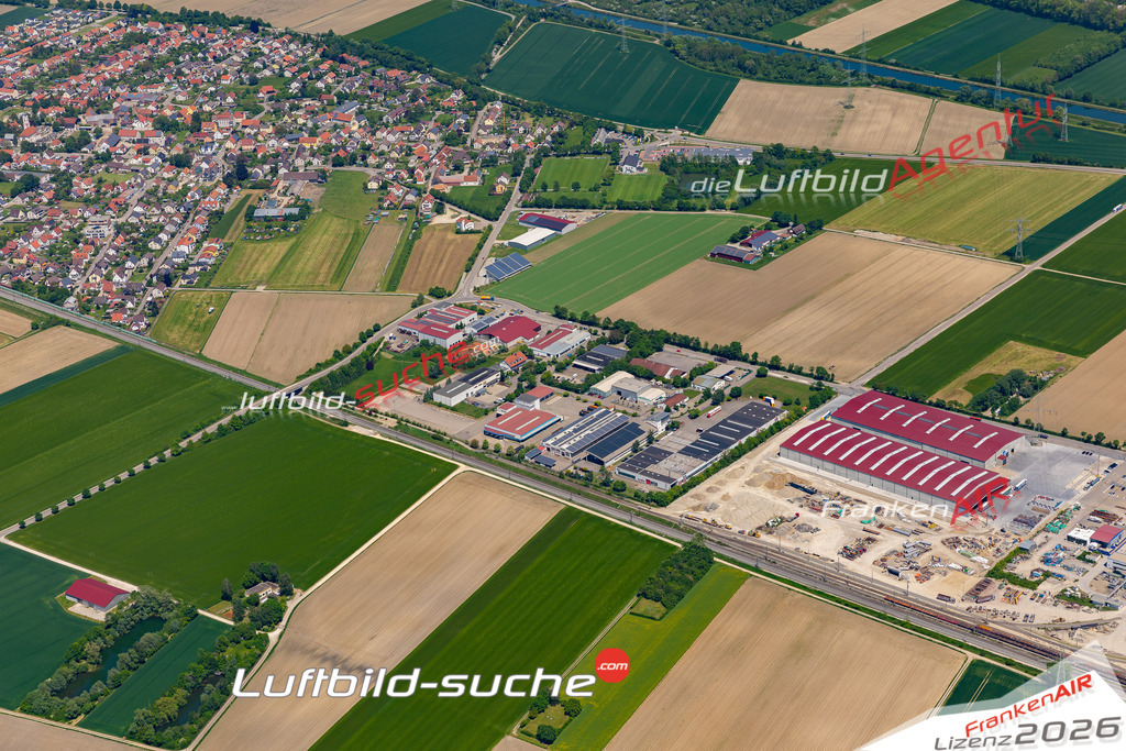 Die Luftaufnahme Herbertshofen - Meitingen wurde 2021 mittels Flugzeug (keine Drohne) erstellt. Hohe Auflösung -für große Poster und Wandbilder geeignet!