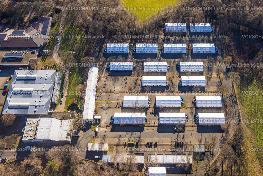 Selm230205190Bork | Luftbild, Flüchtlingsdorf, Bork, Selm, Münsterland, Nordrhein-Westfalen, Deutschland