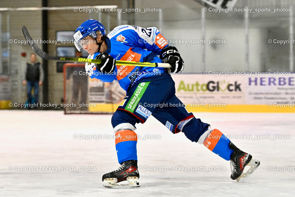 ESC Steindorf Sparkasse Feldkirchen Shooting | #21 Walder Patrik, ESC Steindorf Sparkasse Feldkirchen Shooting, ESC Steindorf Sparkasse Feldkirchen Shooting am 24.10.2025 in Steindorf (Ossiachersee Halle), Austria, (Photo by Bernd Stefan)