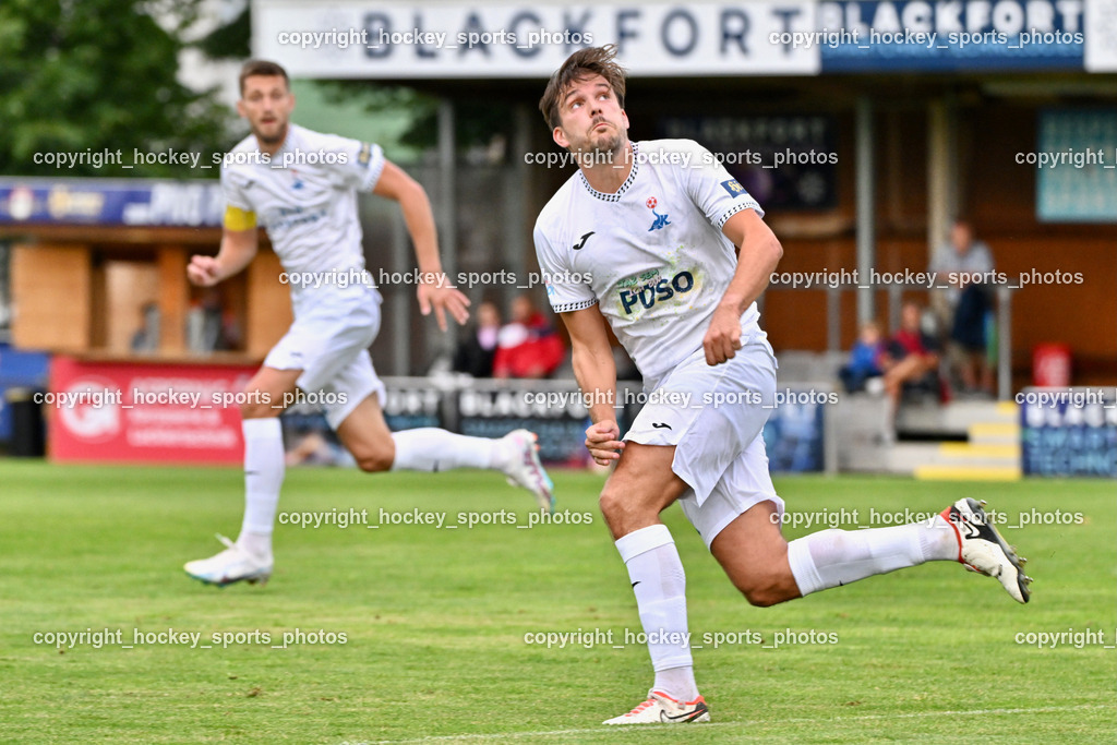 SAK vs. ATUS Ferlach | #4 Rok Jazbec SAK, SAK vs. ATUS Ferlach, SAK vs. ATUS Ferlach am 01.08.2025 in Klagenfurt (Sportpark Welzenegg), Austria, (Photo by Bernd Stefan)