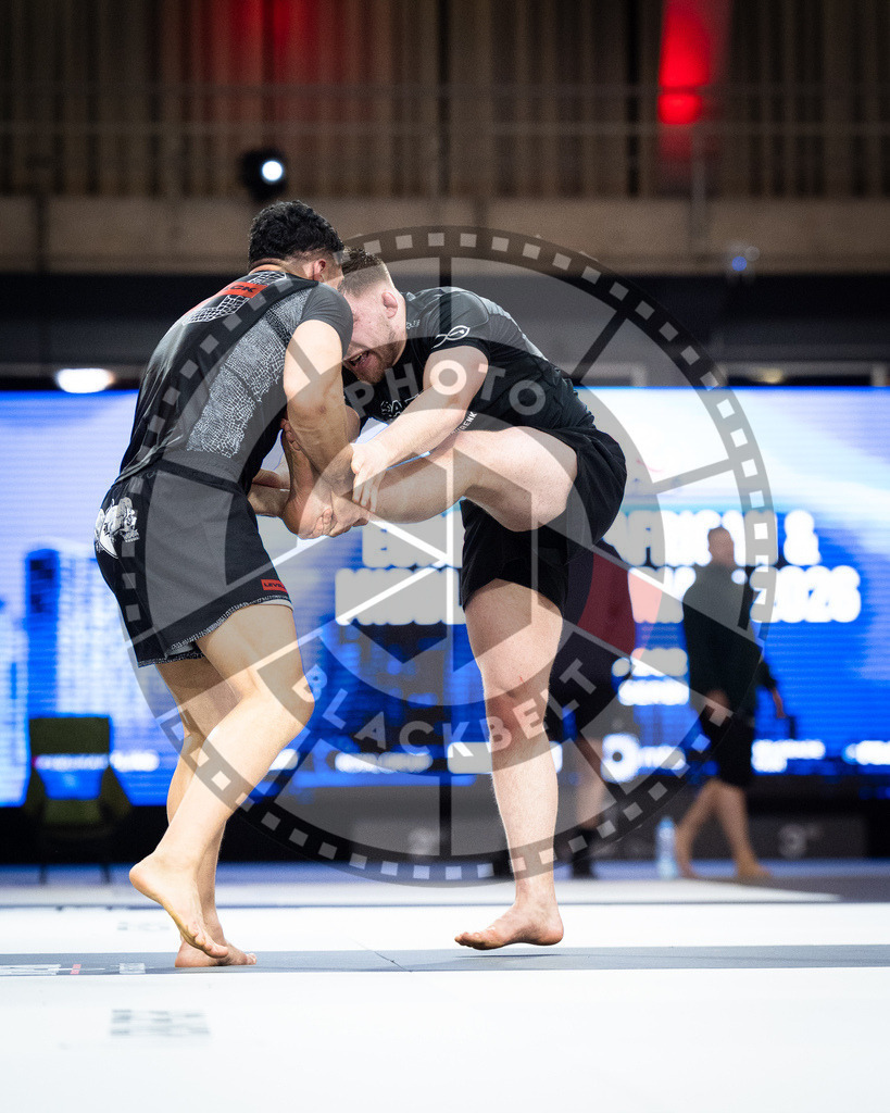 20260215PBB7214 | Fighters compete during the ADCC European Trials competition day 2 in Belgrade, Serbia, on February 15, 2026.