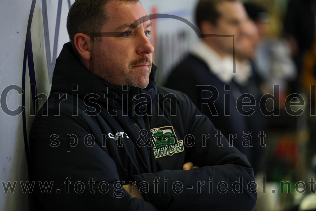 2025-11-02_089_TSV_Erding_gegen_EV_Fuessen | Erding, Deutschland, 02.11.2025:Eishockey, Oberliga Süd 2025 / 2026, 15. Spieltag, TSV Erding gegen EV Füssen, Endergebnis: 2:6Foto: Christian Riedel / fotografie-riedel.net