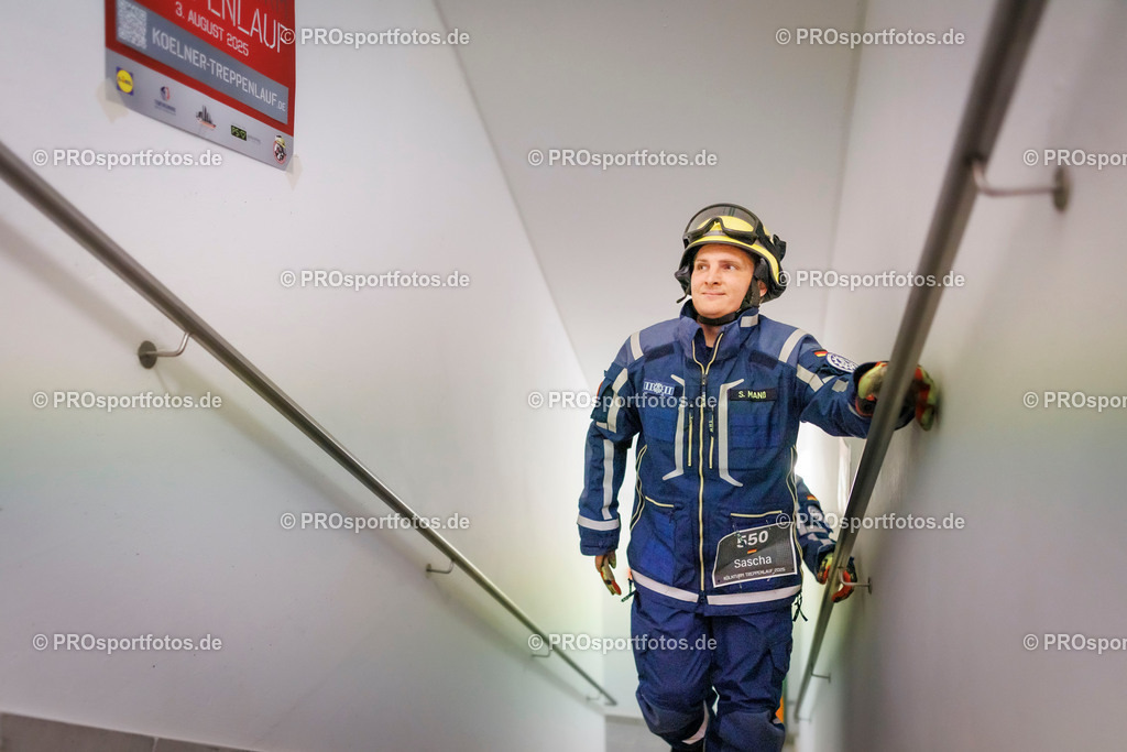 KölnTurm Treppenlauf; Köln, 03.08.2025 | Impressionen vom KölnTurm Treppenlauf am 03.08.2025 in Köln (Nordrhein-Westfalen). 