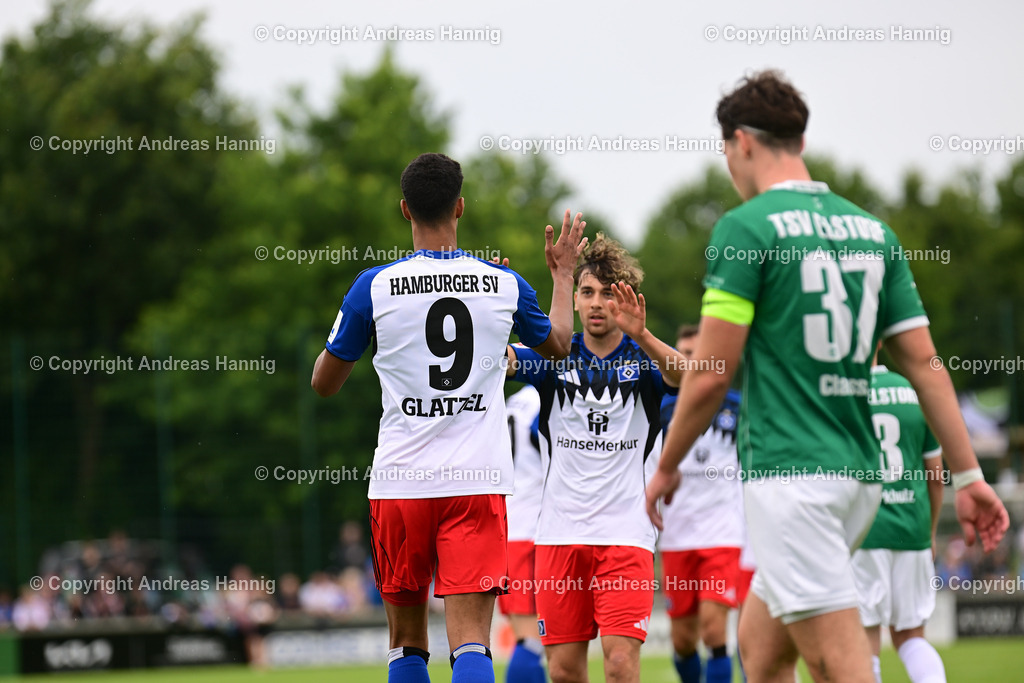 Fußball I Herren I Testspiel  I TSV Elstorf - Hamburger SV I 5.7.2025 | a-hannig - Realisiert mit Pictrs.com