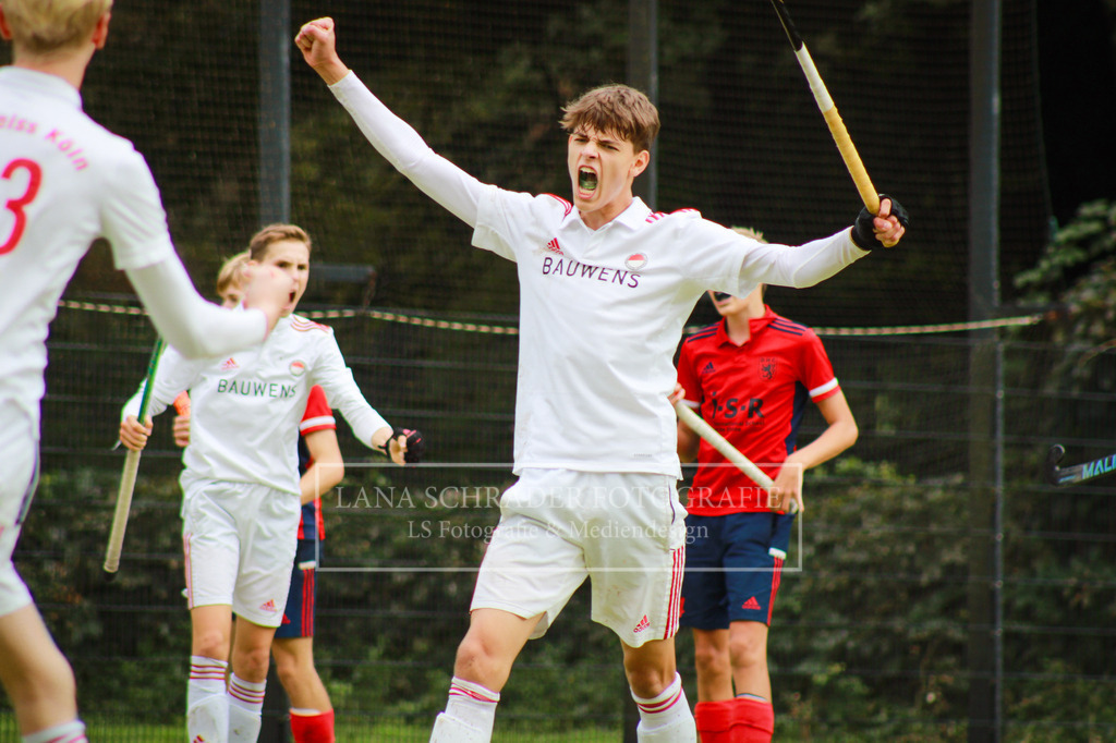 MU16 2. HF Westdeutsche Meisterschaft  Rot-Weiß Köln - Düsseldorfer HC 07.10.23 Gladbach-42 | lanaschraderfotografie - Realisiert mit Pictrs.com