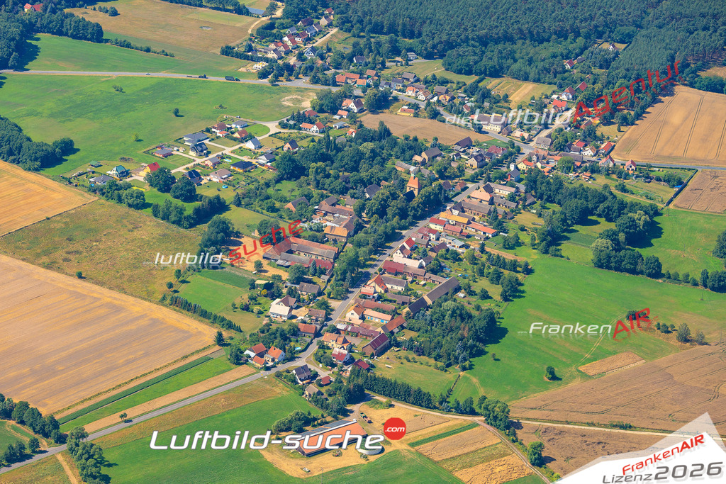 Die Luftaufnahme Kreblitz - Luckau wurde vom UL-Flugzeug (keine Drohne) aus fotografiert.Hohe Druck- Auflösung-die Geschenkidee!