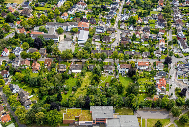 Werl240711986 | Luftbild, Baustelle am Städt. Mariengymnasium, Wohngebiet am Beringweg, Werl, Soester Börde, Nordrhein-Westfalen, Deutschland